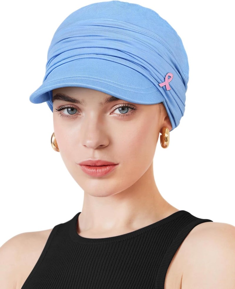 Awefeel Chemo Headwear Viscose Newsboy Cap for Women Fall and Winter Hats - Image 1